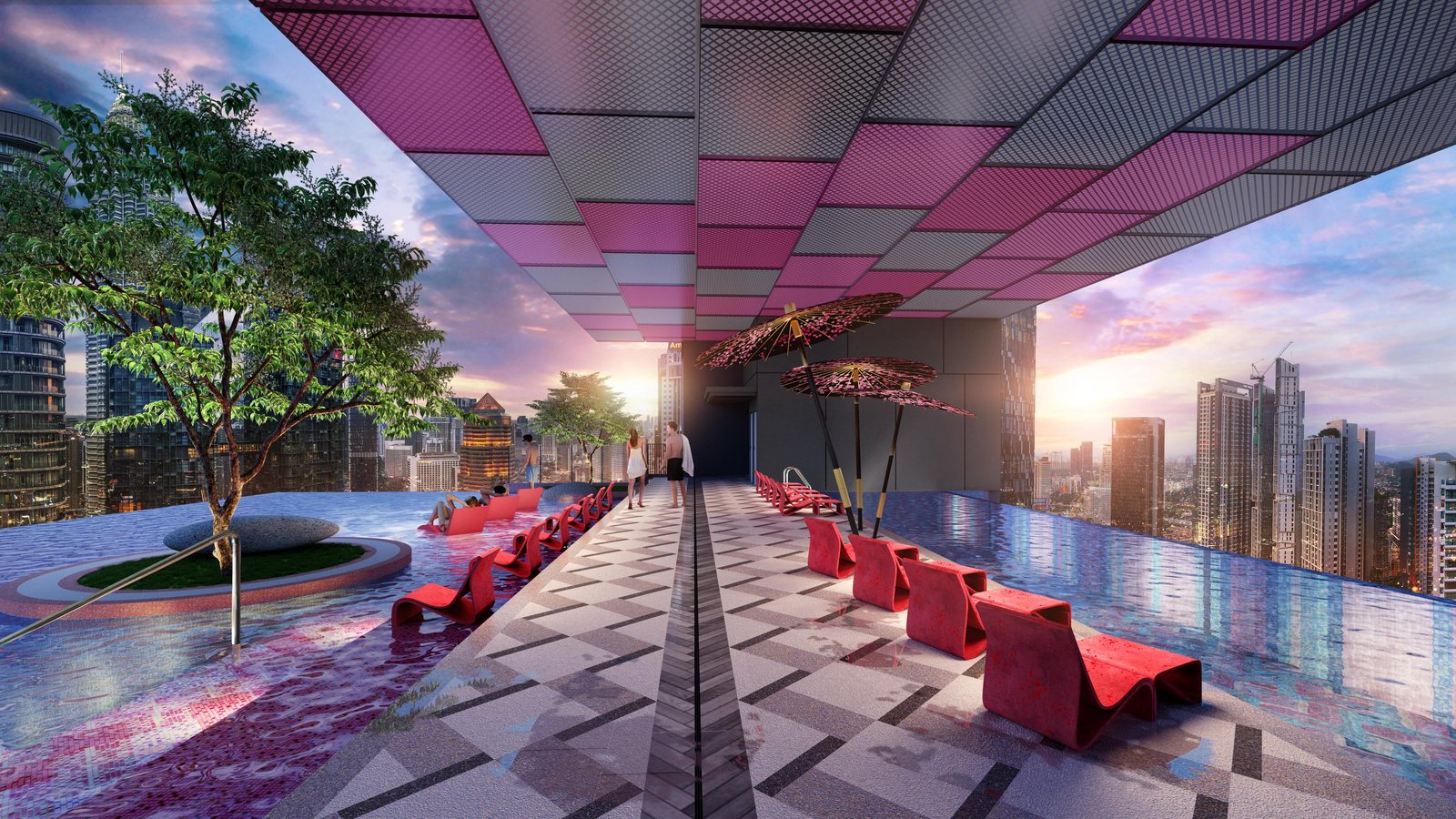 Pool at Maba Suitez — artist’s impression